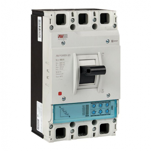 Выключатель автоматический 3п 400А 50кА AV POWER-3/3 ETU2.0 AVERES EKF mccb-33-400-2.0-av фото 6