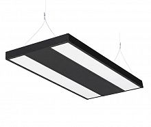 Светильник светодиодный ULO-K16B 2х22W/4000K/L100 5W/3000K IP44 LIGHT GREY 2х22Вт 4000К IP44 линейный подвесной с фоновой подсветкой бел. свет алюм. светл./сер. Uniel UL-00012592