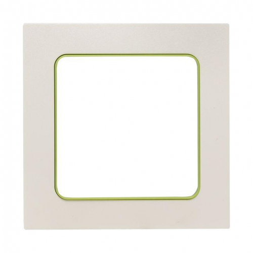 Рамка 1-м Стокгольм бел. с линией цвета зел. PROxima EKF EXM-G-302-20 фото 6