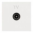 Механизм розетки TV 2мод. Zenit простой бел. ABB 2CLA225070N1101