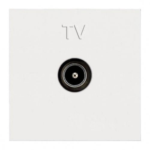 Механизм розетки TV 2мод. Zenit простой бел. ABB 2CLA225070N1101