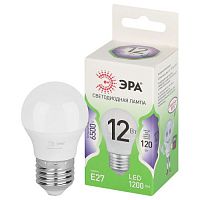 Лампа светодиодная GREEN LINE P45-12W-865-E27 GL 12Вт шар 6500К свет холод. E27 Эра Б0067052
