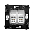 Розетка компьютерная 2-м СП Avanti "Белое облако" RJ45 кат.6 DKC 4400294