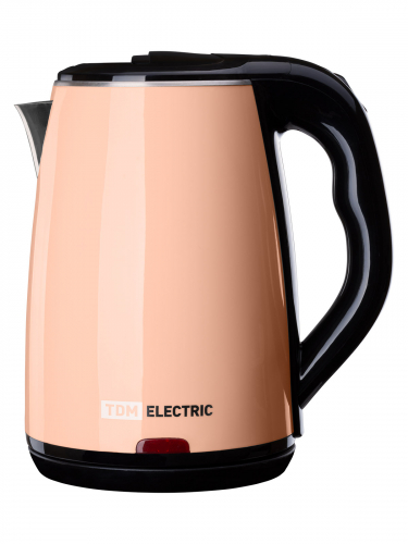 Электрический чайник "Ника", нержавеющая сталь / пластик, 1,8 л, 1800 Вт, кремовый, TDM фото 2