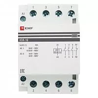 Контактор модульный КМ 16А 2NО+2NC (3 мод.) PROxima EKF km-3-16-22