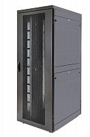 Шкаф Rackcenter D9000 42U 750х1000 передн. дверь перфорир. одностворчат.; задн. дверь перфорир. двухстворчат. черн. Eurolan 60F-42-7A-94BL
