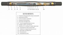 Муфта кабельная соединительная 10кВ 3 ПСТ(б)-10 (35-50) с соединителями ЗЭТАРУС zeta21596