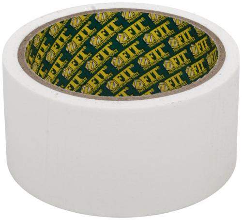 Лента клейкая универсальная армированная "Ductape" 48ммх10м бел. FIT 11756