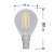 Лампа светодиодная филаментная 7.5Вт GL45 шар прозрачная 4000К нейтр. бел. E14 600лм диммир. Rexant 604-126