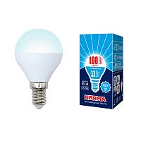 Лампа светодиодная LED-G45-11W/NW/E14/FR/NR Norma 11Вт матовая E14 (упак. картон) Volpe UL-00003831