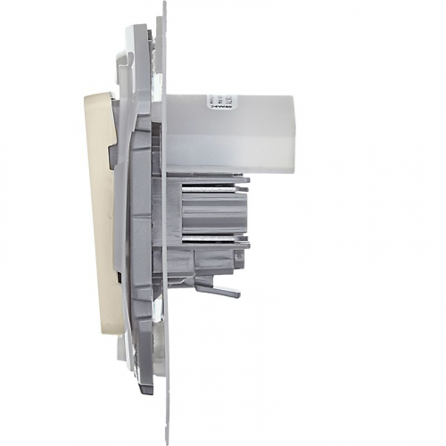 Переключатель 1-кл. Inspiria 10А IP44 250В 10AX механизм сл. кость IEK 673671 фото 6
