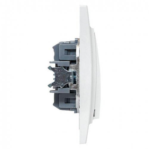 Выключатель 1-кл. СП Минск 10А IP20 бел. Basic EKF ERV10-021-10 фото 3