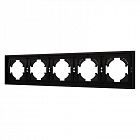 Рамка 5-м FRM-TENDO-PL-5-BK пластик. черн. Arlight 053852