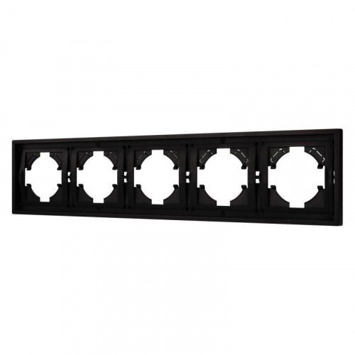 Рамка 5-м FRM-TENDO-PL-5-BK пластик. черн. Arlight 053852