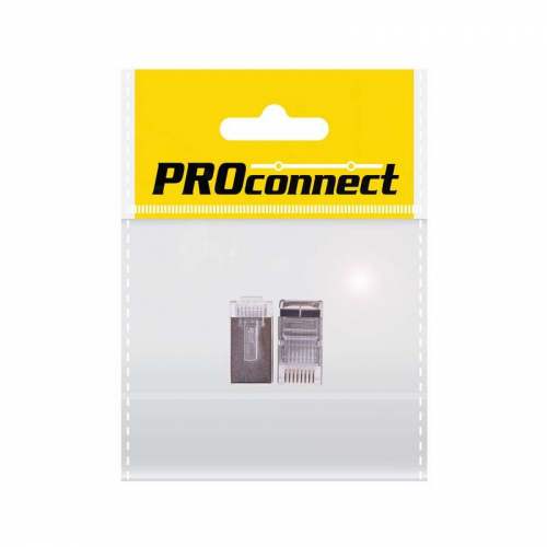 Джек штекер 8Р8С CAT 5е с экраном (уп.2шт) PROCONNECT 05-1023-8