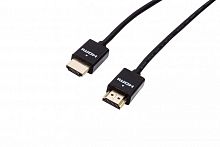 Кабель HDMI ver.2.0b, slim, ver.2.0b, медь, разъемы: HDMI A (m)-HDMI A (m), 2 м, черный Filum FL-CProSL-HM-HM-2M