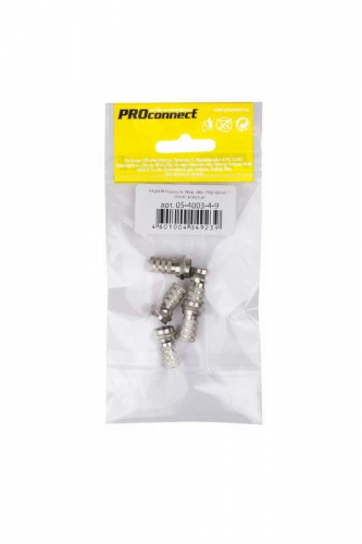 Разъем F-Разъем RG-6 "AB" (уп.5шт) PROCONNECT 05-4003-4-9