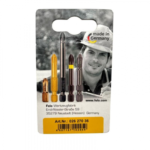 Бита Torx 27х25 Industrial (блист.2шт) FELO 02627036 фото 3