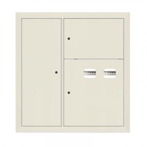 Щит этажный 2кв. слаботочка слева RAL9002 (1000х950х150) PROxima EKF mb29-v-2z-ral9002