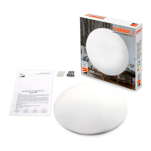 Светильник светодиодный декоративный PPB Starway-2 24Вт 4000К IP20 d260х55 настенно-потолочный бытовой JazzWay 5025479 фото 8