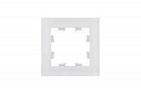 Рамка 1-м AtlasDesign Nature натур. стекло бел. SE ATN360101