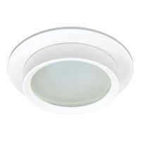 Светильник DL504 15Вт 230В GX53 IP44 потолочн. встраив. круг без лампы бел. FERON 51101