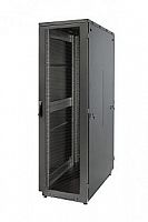 Шкаф Racknet S3000 22U 600х600 передн. дверь перфорир. одностворчат.; задн. дверь перфорир. одностворчат. черн. Eurolan 60F-22-66-34BL