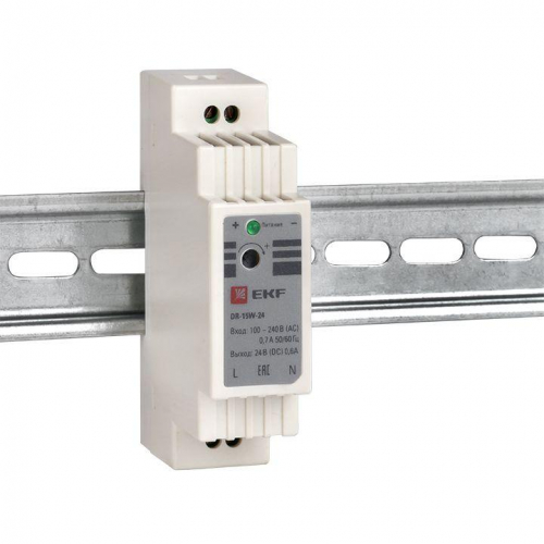 Блок питания 24В DR-15W-24 PROxima EKF dr-15w-24 фото 5