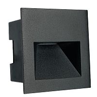 Светильник светодиодный LN013-1 3Вт 4000К IP65 встраив. черн. FERON 51958