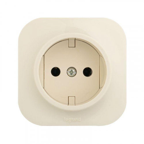 Розетка 1-м ОП Quteo 16А IP20 2P без заземл. без защ. шторок сл. кость IEK 782240 фото 2