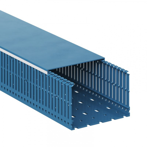 Кабель-канал перфорированный 120х80 L2000 RL6 син. DKC 01259RL фото 4