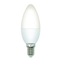 Лампа светодиодная LED-C37-6W/4000K/E14/FR/SLS 6Вт свеча матовая 4000К бел. свет E14 Volpe UL-00008795