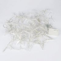 Гирлянда светодиодная "Занавес" ULD-E3007-138/DTA WARM WHITE IP20 STARS-2 3х0.7м 138LED тепл. бел. провод прозр. Uniel UL-00009939