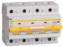 Выключатель автоматический модульный 4п D 80А 10кА ВА47-100 KARAT IEK MVA40-4-080-D