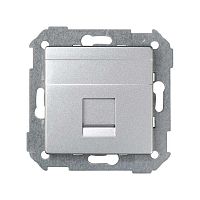 Адаптер на 1 RJ45 коннектор Simon82 защ. шторки матов. алюм. Simon 82005-93