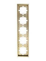 Рамка 5-м ZIMA горизонт. зол. LEZARD 704-3600-150