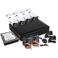 Комплект видеонаблюдения 4 наружн. камеры (с жестким диском) ProConnect 45-0411