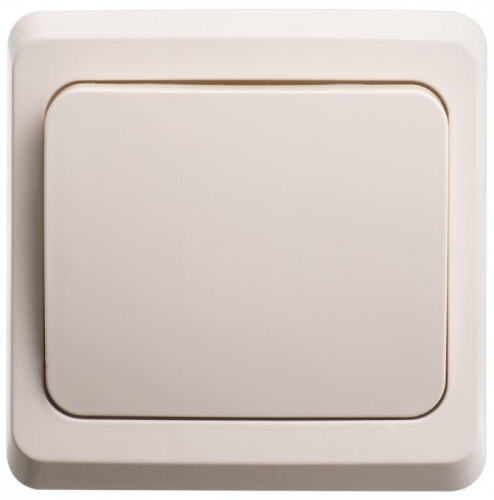 Переключатель проходной 1-кл. СП Этюд 10А IP20 крем. SE BC10-004K фото 3
