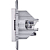 Розетка компьютерная 2-м Inspiria RJ45 кат.6 UTP механизм бел. IEK 673840
