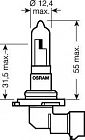 Лампа автомобильная 9005 60W P20d 12V OSRAM 4050300137193