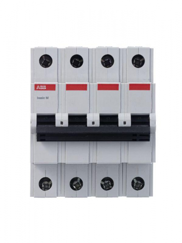 Выключатель автоматический модульный 4п C 20А 4.5кА Basic M BMS414C20 ABB 2CDS644041R0204 фото 4