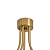 Светильник Caramel 5х60Вт E27 IP20 подвесной Freya FR5522PL-05BS