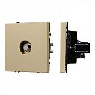Механизм спутниковой розетки SCT-NOBE-MST1-SFPL-GD (SAT) зол. песок Arlight 054298