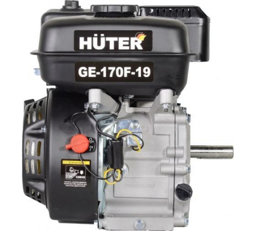 Двигатель бензиновый GE-170F-19 HUTER 70/15/1 фото 4