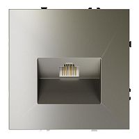 Розетка компьютерная 1-м СП S70 RJ45 кат.6 механизм шелк Voltum VLS060104