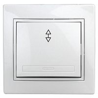 Переключатель 1-кл. СП Plano 10А IP20 1-103-01 250В бел. Intro Б0053742