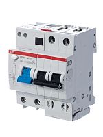 Выключатель автоматический дифференциального тока 2п B 50А 30мА тип AC DS202 4мод. ABB 2CSR252001R1505