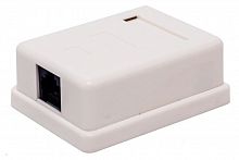 Компьютерная розетка настенная, 5E кат., 1 х RJ-45/8p8c, 110/Krone, белый Filum FL-NA-SOCKET5E-1