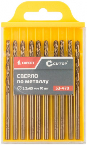 Сверло по металлу ЭКСПЕРТ/EXPERT 3.2х65мм (уп.10шт) Cutop 53-470 фото 3