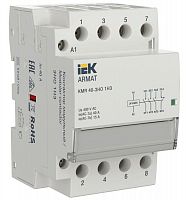 Контактор модульный KMR 40А 24В AC/DC 3НО 1НЗ ARMAT IEK AR-KMR20-040-31-024